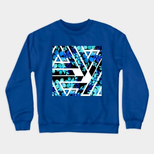 Blue flowers Crewneck Sweatshirt